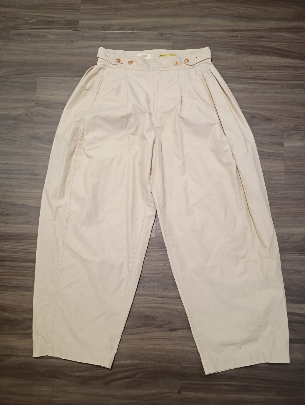 Anthropologie Maeve Utility Barrel pants trouser chino size 10